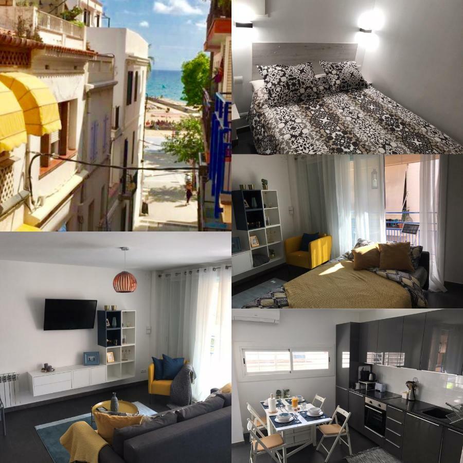 Sunny Flat In Sitges 30 Seconds To Beach, Balcony & Sea Views! المظهر الخارجي الصورة